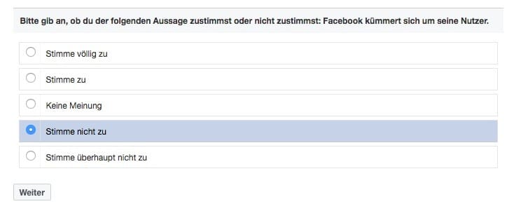 facebook umfrage sicherheit