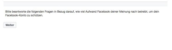 facebook umfrage sicherheit