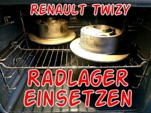 Twizy: Radlager werkzeuglos einsetzen